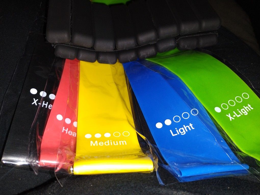Ankle/Wrist Weights With Resistance Bands