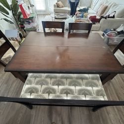 Solid Wood Dining Table (Seats 6) - $100 OBO