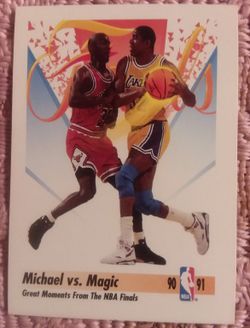 91 Sky Box Michael vs. Magic Card