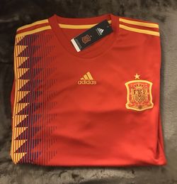 Adidas Spain Home men’s jerseys
