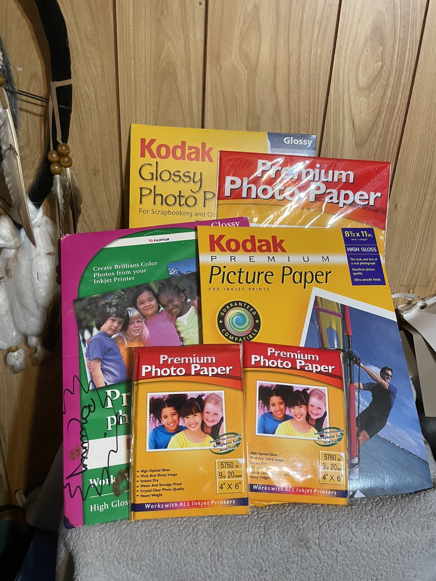 Photo Paper Lot (6 Packs)