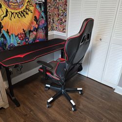 Gaming Desk & Gaming Chair 