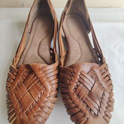 Leather Sandals Size 6 Good Cond
