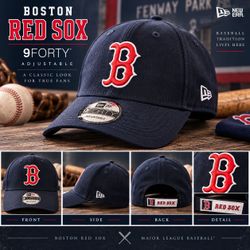 New Era 9Forty Boston Red Sox Adjustable Cap