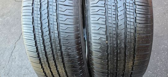 2 tires 235/55r19 Dunlop GRANDTREK PT21