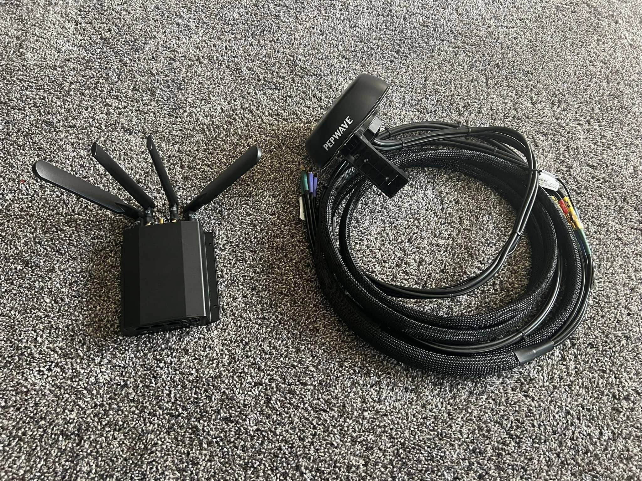 Peplink Router, WiFi Antenna, Extension Cable