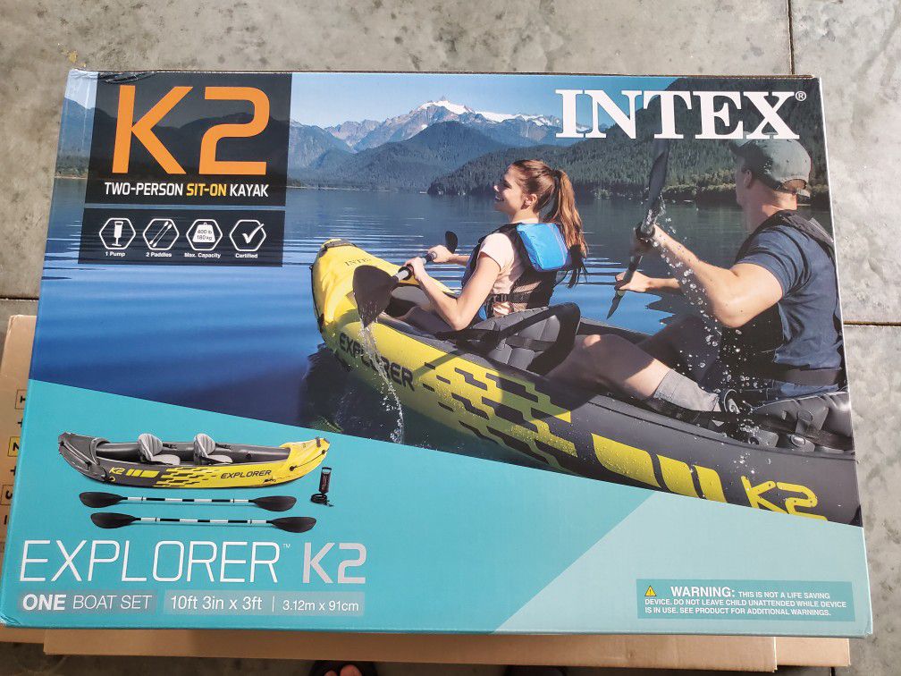 Intex Explorer K2 Kayak - NEW