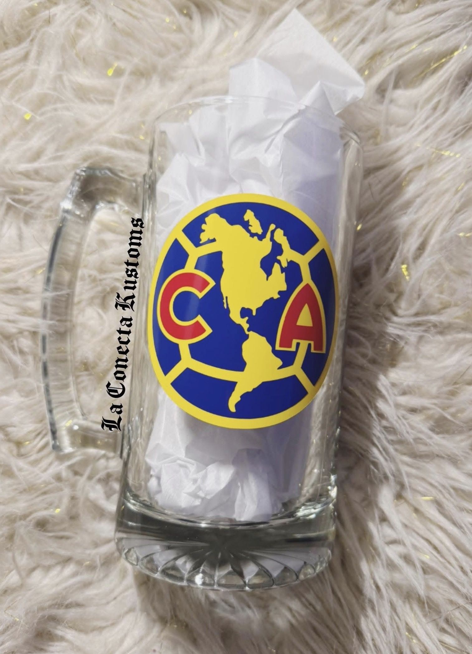 Brand New Custom Club América sports Beer Mug