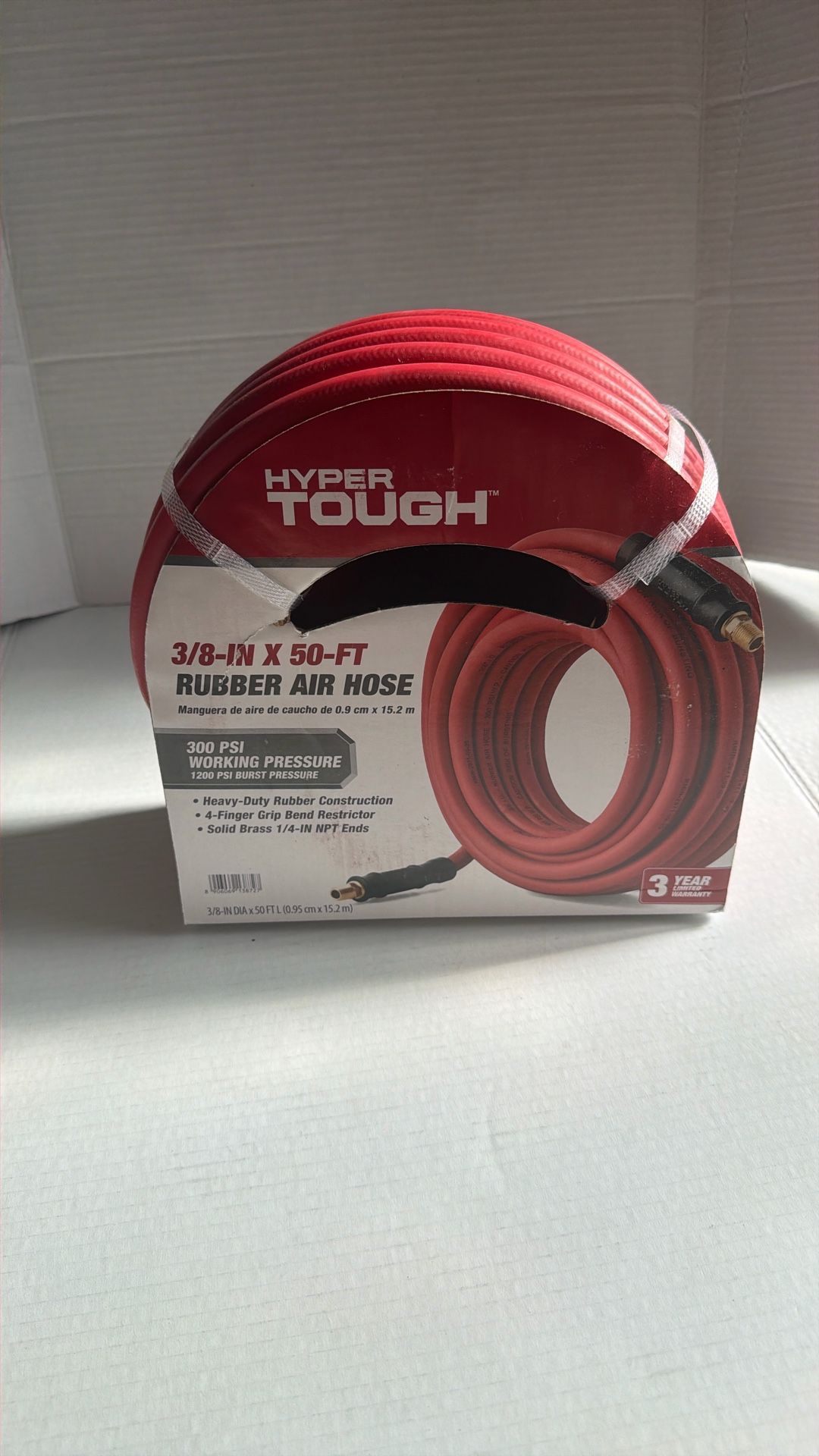 3/8-IN X 50-FT Rubber Air Hose
