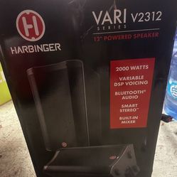 Harbinger SPEAKER WITH BLUETOOTH AND MICROPHONE HOOKUP