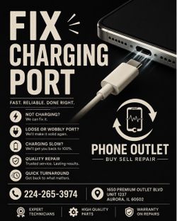 Charging port fix