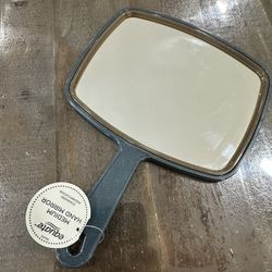 Equate Medium Hand Face Mirror, Black, Size 10.6" x 7.6" x 0.3", 4 available
