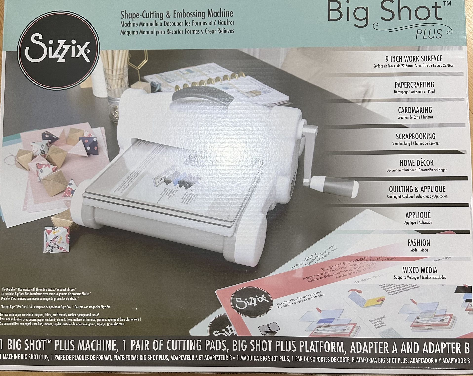 Sizzix Big Shot Plus 660340 Manual Die Cutting & Embossing Machine