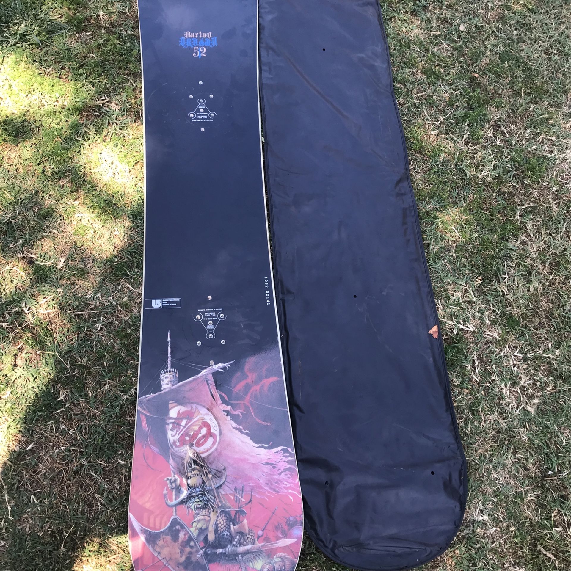 Burton Dragon 152 Snowboard With Cover for Sale in Santa Ana, CA