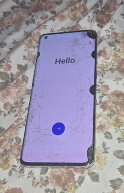 OnePlus 9 pro cracked front and back screen