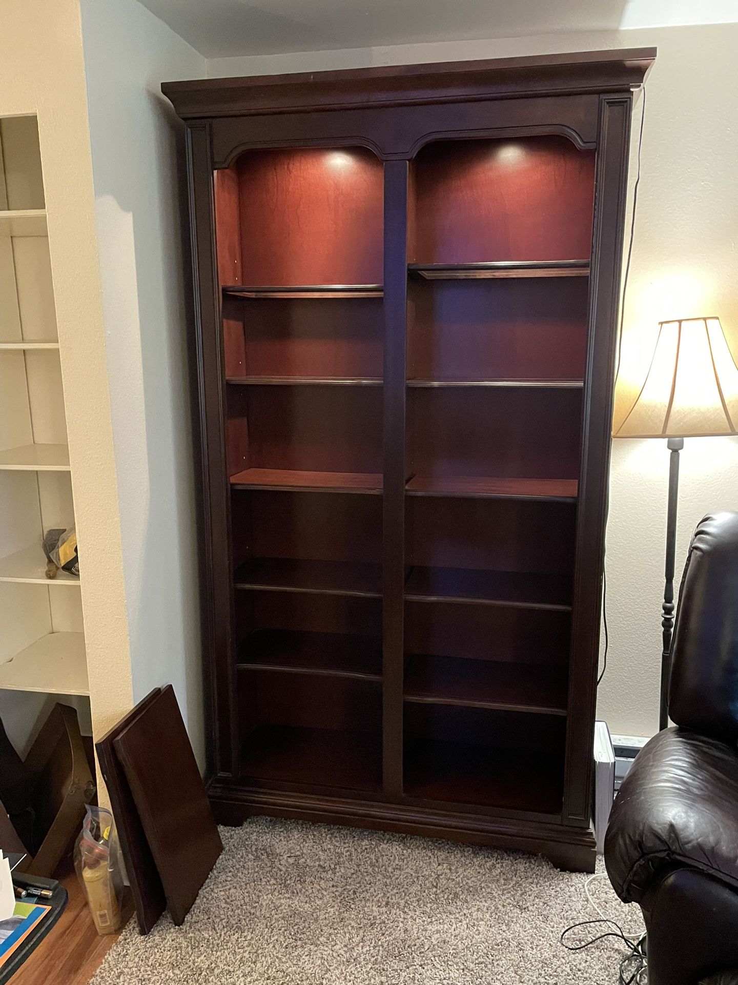 Display Case With Lights