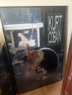 Kurt Cobain Framed Poster