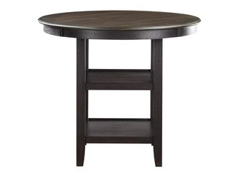 Asher Brown / Black Counter Height Table