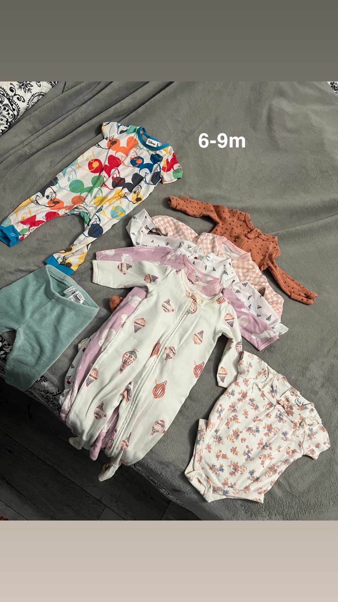 Baby Girl 6-9m & 12m Clothes