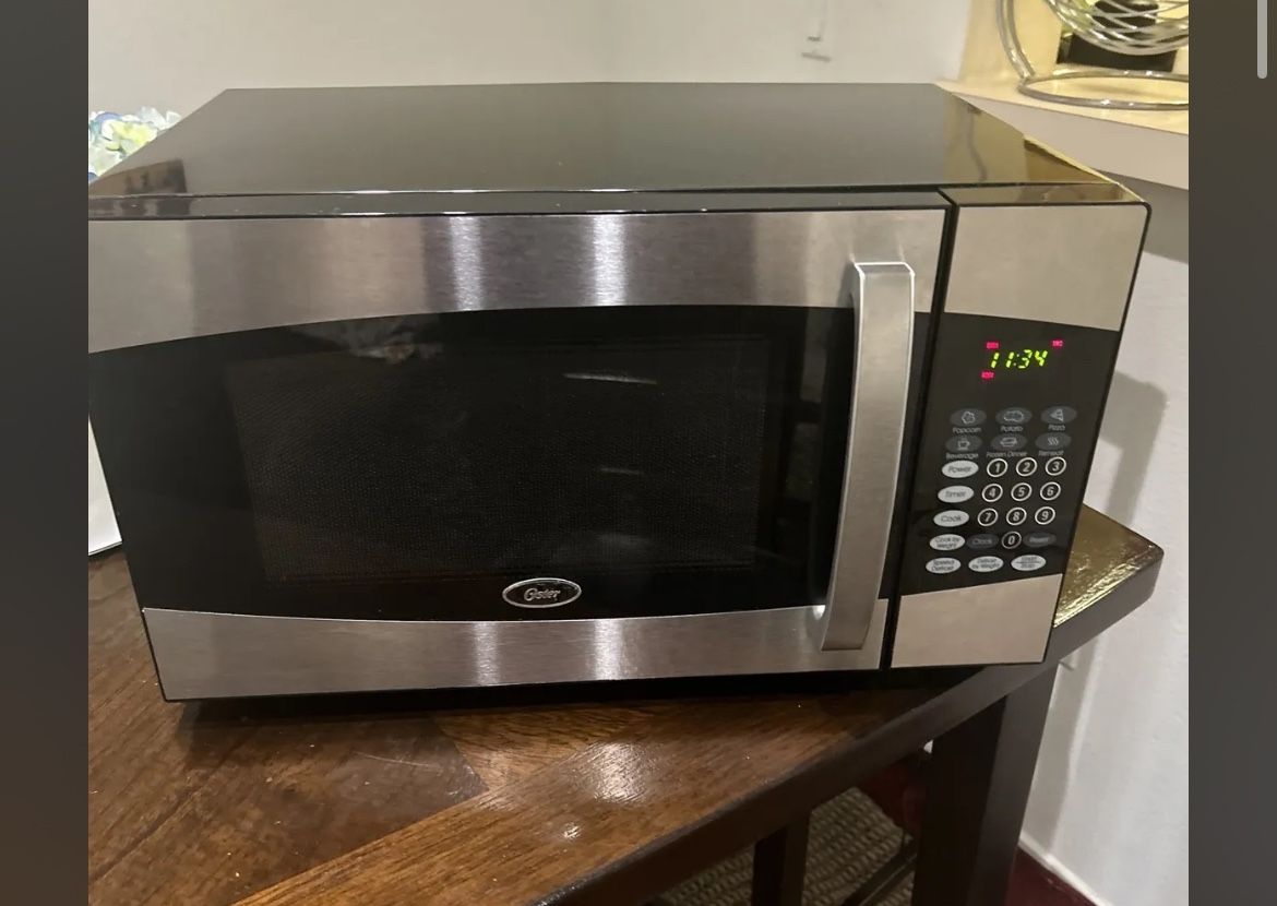 ON SALE Oster 1.3 cu ft 1100 Watt Microwave Oven Stainless Steel for