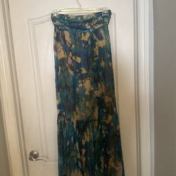 Silk Tube Tap Long Dress