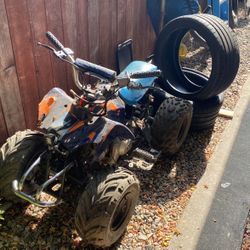 One10 cc four stroke bike is running good only have the bill of sale