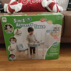 Kid's 5 in 1 Activity Table