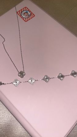 Waterproof set clover silver