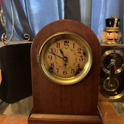 Antique Sessions 8 Day Beehive Mantle Clock