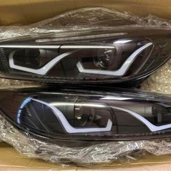 15-18 Ford Focus LED DRL Projector Headlights Luces Focos Micas Faros Faroles Headlamps 