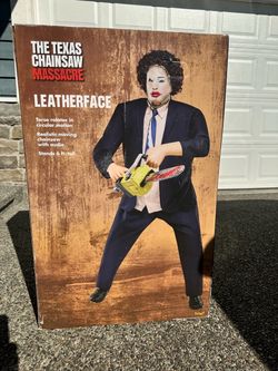 6 Ft Leatherface: Pretty Woman Mask Animatronic - The Texas Chainsaw Massacre - NIB
