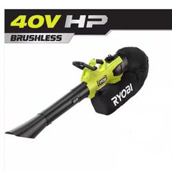 Ryobi 40-Volt HP 100 MPH 600 CFM Cordless Leaf Blower/Mulcher/Vacuum 