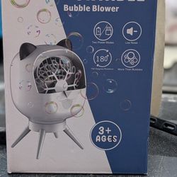 Bubble Machine, Automatic, Rotatable, Rechargeable