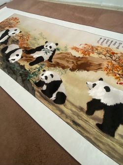 Beautiful Panda Art + Case!