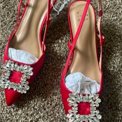 A New Day Red shoes, size 8 1/2