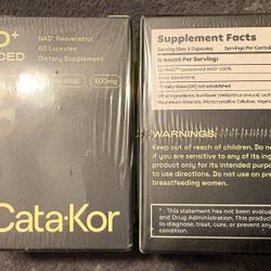 Brand New-Cata-Kor NAD+ Advanced Pack of 2
