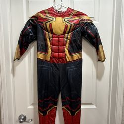 Spider-Man Halloween costume for kids size 5-6 (about 40 inches tall).