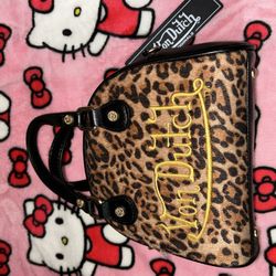 Von Dutch Cheetah Purse