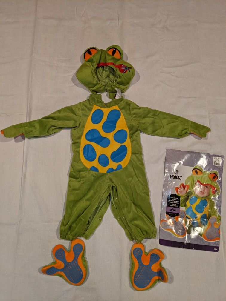 INFANT 12-18 MONTHS LIL FROGGY COSTUME