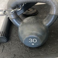 30lb Kettlebell And Weight Belt