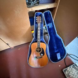 Yamaki acoustic guitar & sigma acoustic guitar 12 string