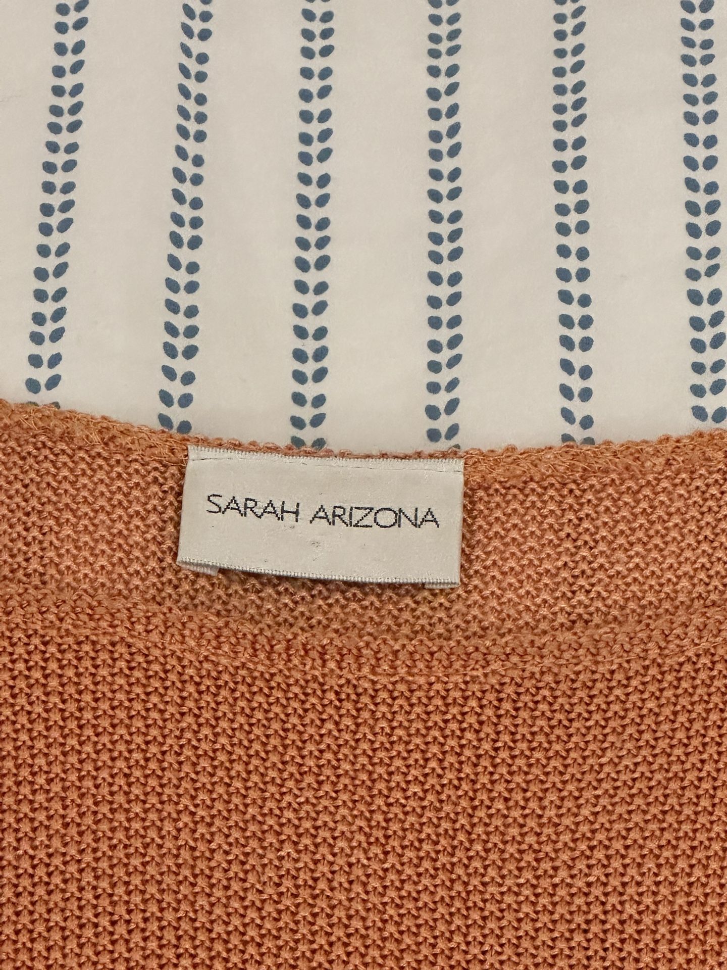 amazing Knit Material Orange Pullover By Sarah ARIZONA