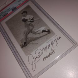 Joe Dimaggio Autograph #5 1993 Pinnacle 876/1800