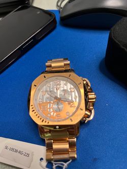 Gold tone watch Swiss Legend