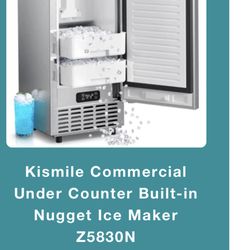 Under counter ice maker
