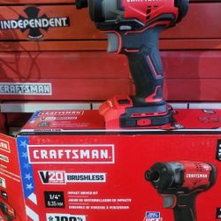 Craftsman Brushless Impact Driver ((Tool Only ))