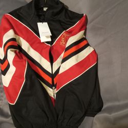 Chevron Red Stripe Gucci Jacket 