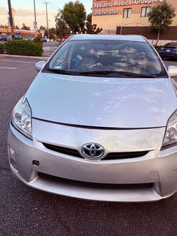 Silver Toyota Prius Hatchback