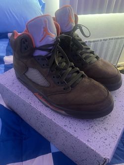 Army Olive Jordan 5s Size 11
