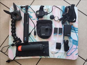 GoPro MAX 360° Camera Kit + Massive Accessory Bundle (Excellent Condition)